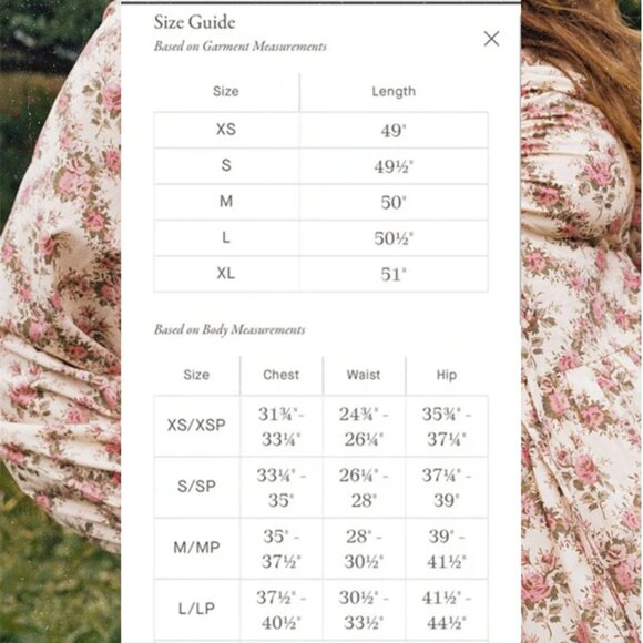 Christy Dawn Venus Dress sz S NWT in Ivory Rose Lattice - Picture 6 of 13